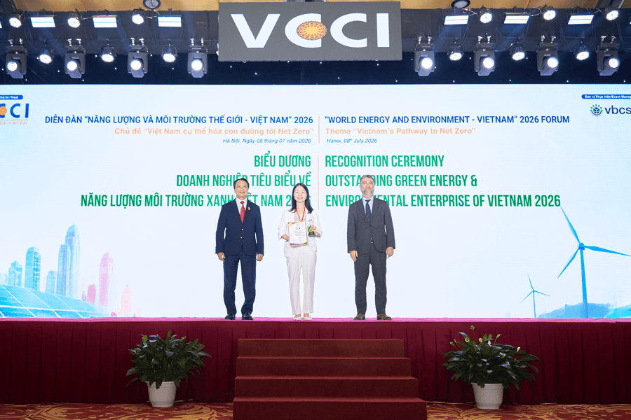 FrieslandCampina Việt Nam được vinh danh Doanh nghiệp tiêu biểu về Năng lượng Môi trường Xanh 2026