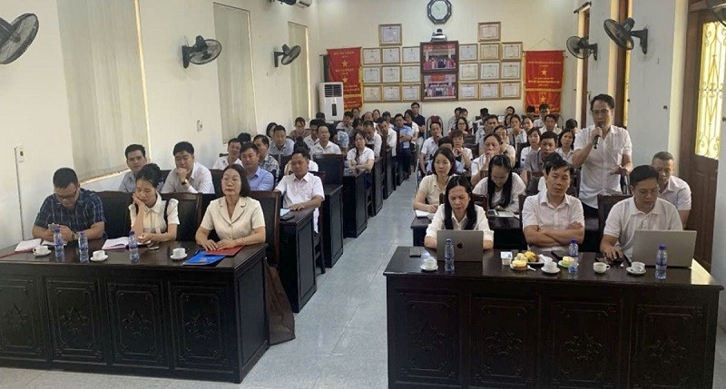 Ninh Bình tập huấn Hệ thống thông tin giải quyết thủ tục hành chính tập trung ngành Tư pháp