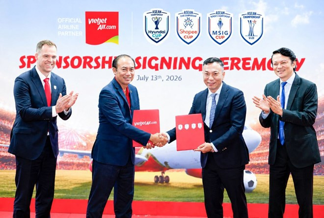 Vietjet và Ngân hàng số Vikki trở thành đơn vị đồng hành cùng ASEAN United FC