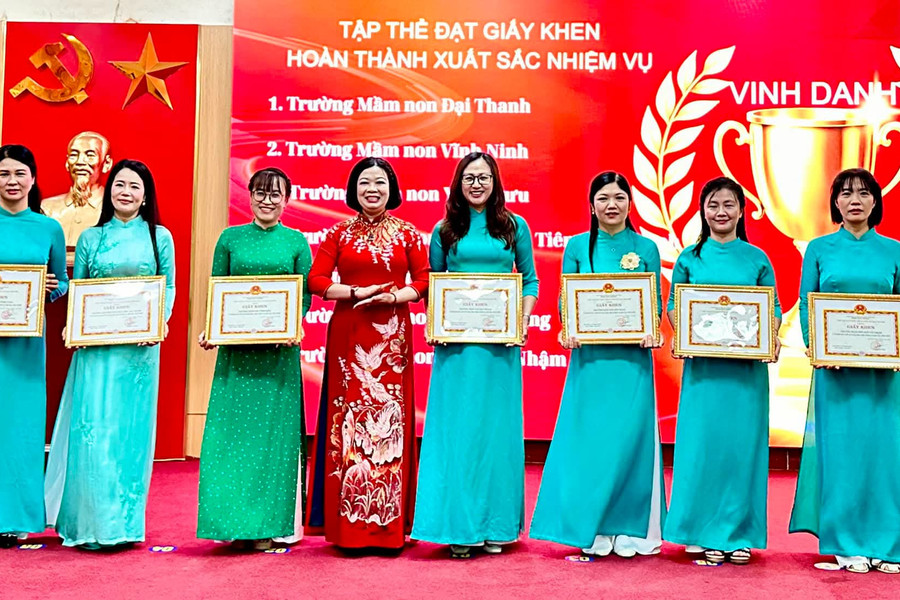 Năm đầu chính quyền hai cấp, giáo dục xã Đại Thanh đạt nhiều kết quả nổi bật