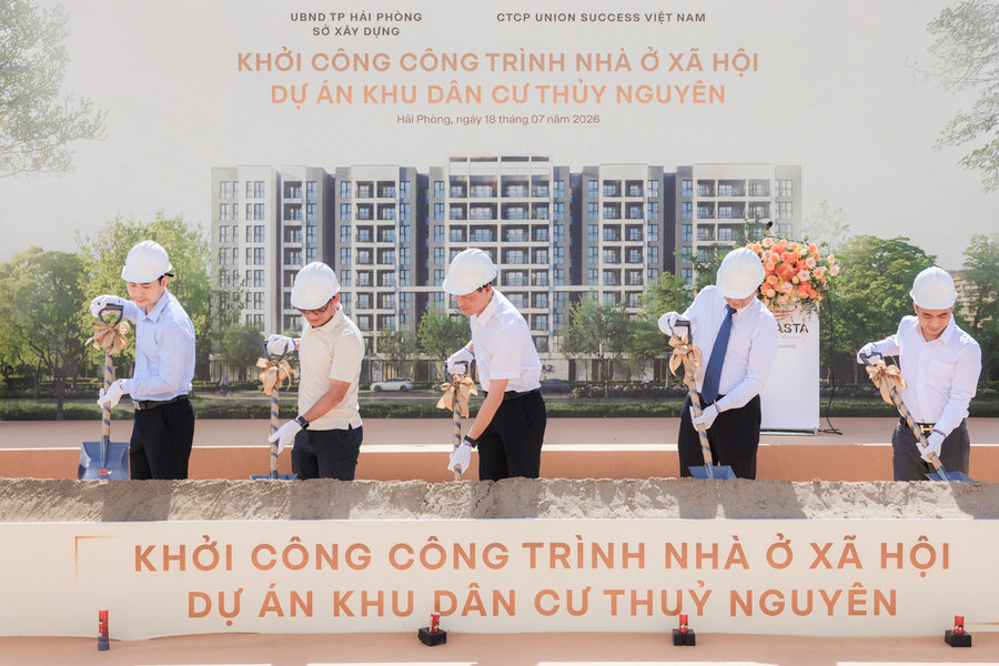 Văn Phú khởi công khu nhà ở xã hội quy mô gần 1.000 căn tại Khu đô thị Vlasta – Thủy Nguyên