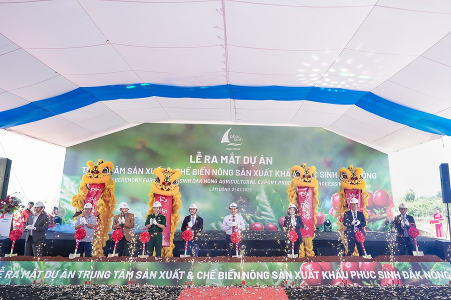 Phúc Sinh ra mắt nhà máy doanh thu nghìn tỷ đầu tiên tại Lâm Đồng