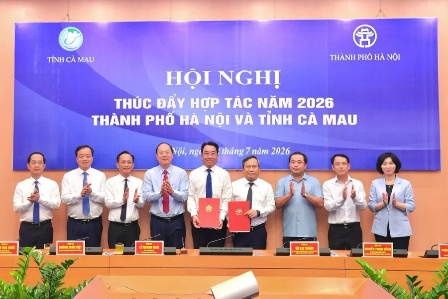 Hà Nội và Cà Mau thúc đẩy hợp tác toàn diện