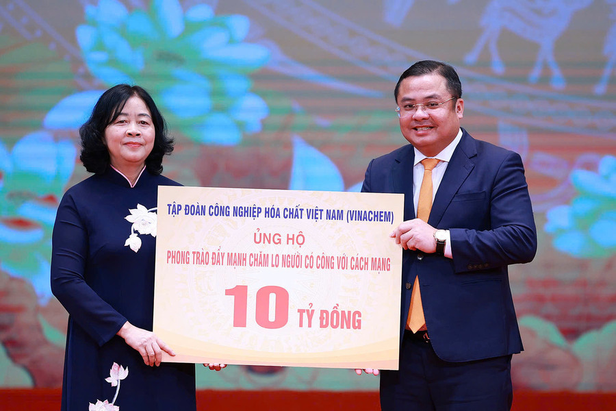 Vinachem dành 10 tỷ đồng tri ân người có công, lan tỏa trách nhiệm doanh nghiệp với cộng đồng
