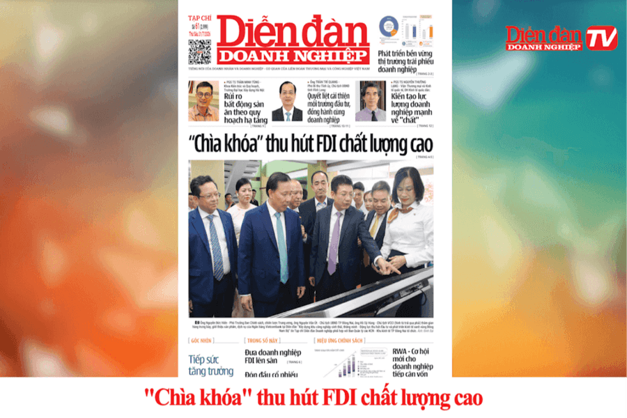 DIỄN ĐÀN DOANH NGHIỆP SỐ 61: "Chìa khóa" thu hút FDI chất lượng cao