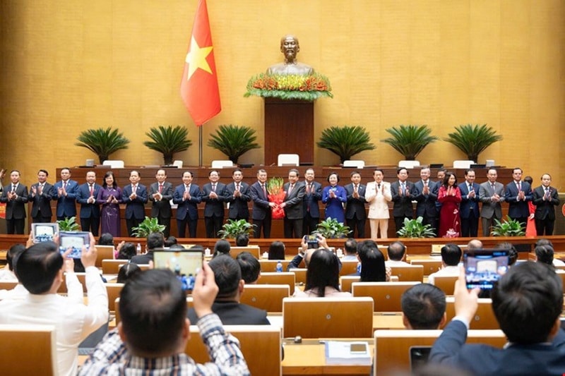 Quốc hội phê chuẩn việc bổ nhiệm các Phó Thủ tướng, Bộ trưởng, thành viên Chính phủ