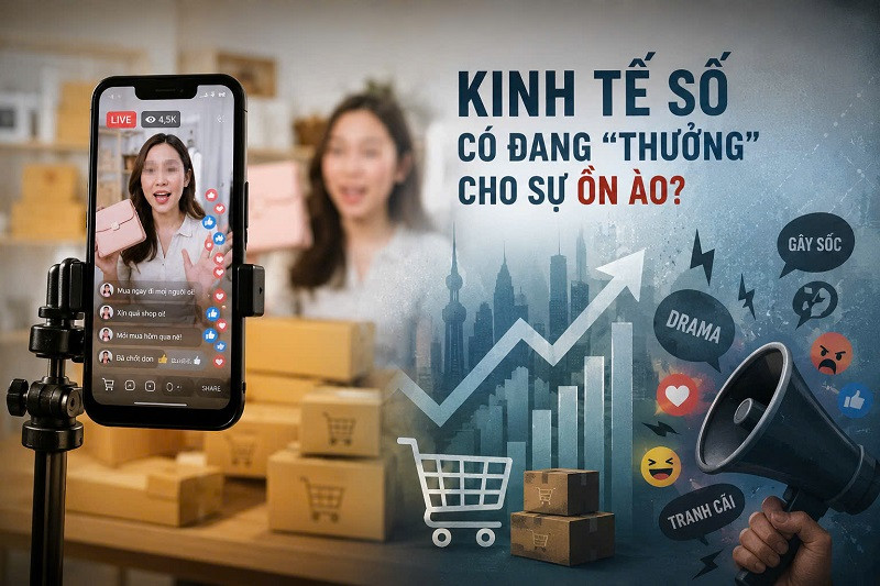 Kinh tế số có đang "thưởng" cho sự ồn ào?