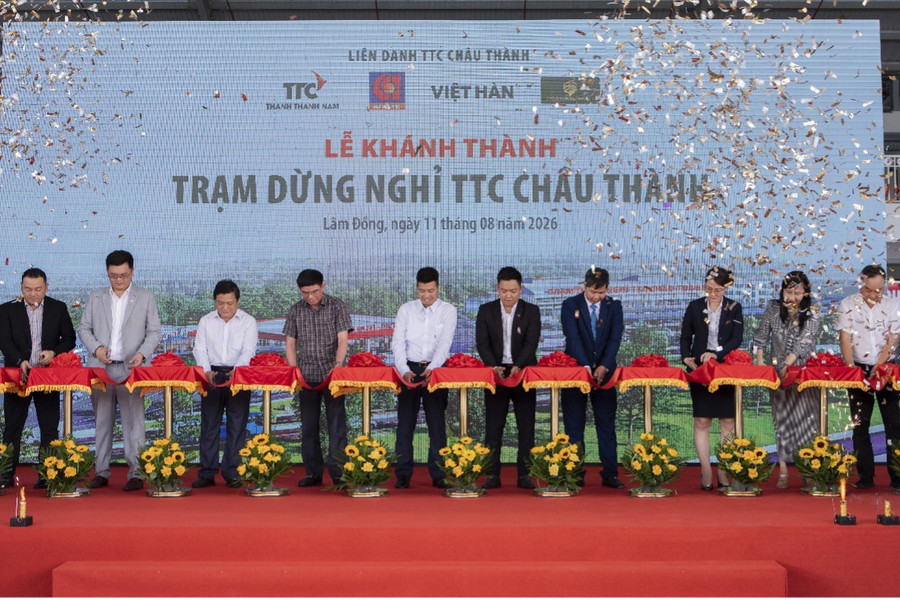 Khánh thành Trạm dừng nghỉ TTC Châu Thành trên tuyến cao tốc Vĩnh Hảo - Phan Thiết