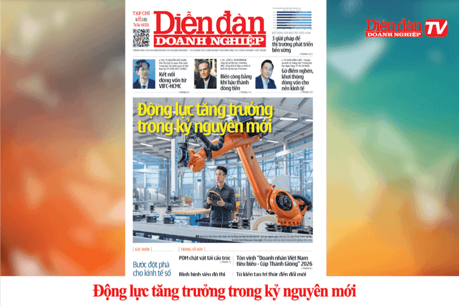 DIỄN ĐÀN DOANH NGHIỆP SỐ 65: Động lực tăng trưởng trong kỷ nguyên mới