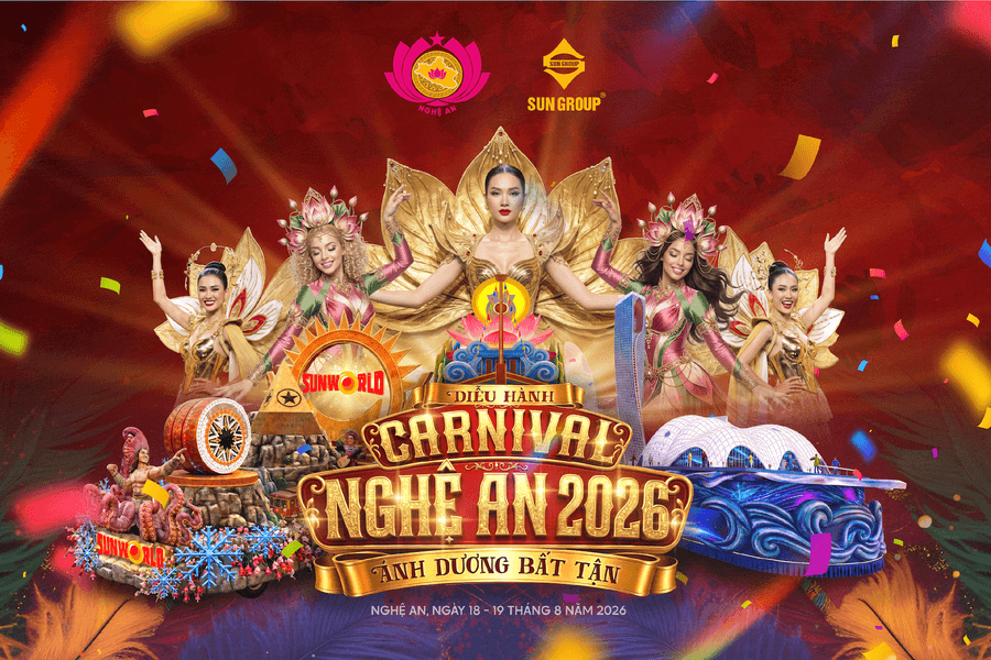 Lần đầu tiên Sun Group mang lễ hội Carnival quy mô lớn đến xứ Nghệ