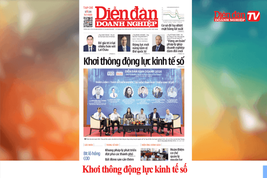DIỄN ĐÀN DOANH NGHIỆP SỐ 66: Khơi thông động lực kinh tế số