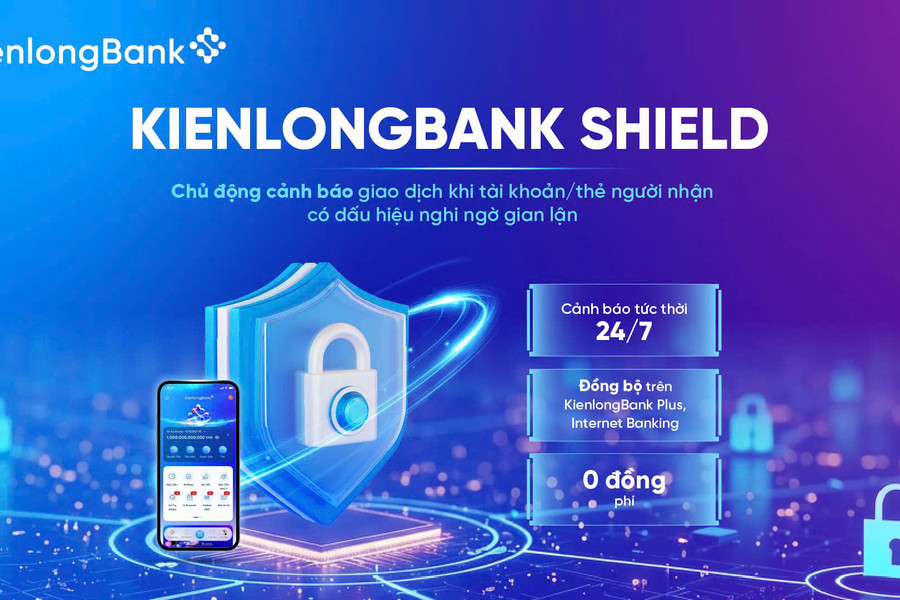 KienlongBank tăng cường lá chắn số, tự động cảnh báo và chặn giao dịch khi phát hiện bất thường