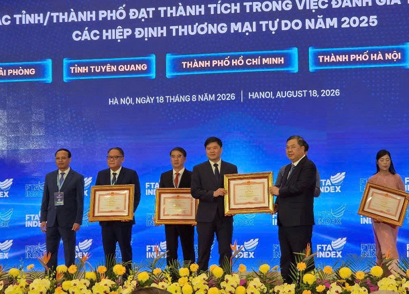Hải Phòng vào top 5 địa phương xuất sắc nhất về thực thi hiệu quả các FTA năm 2025