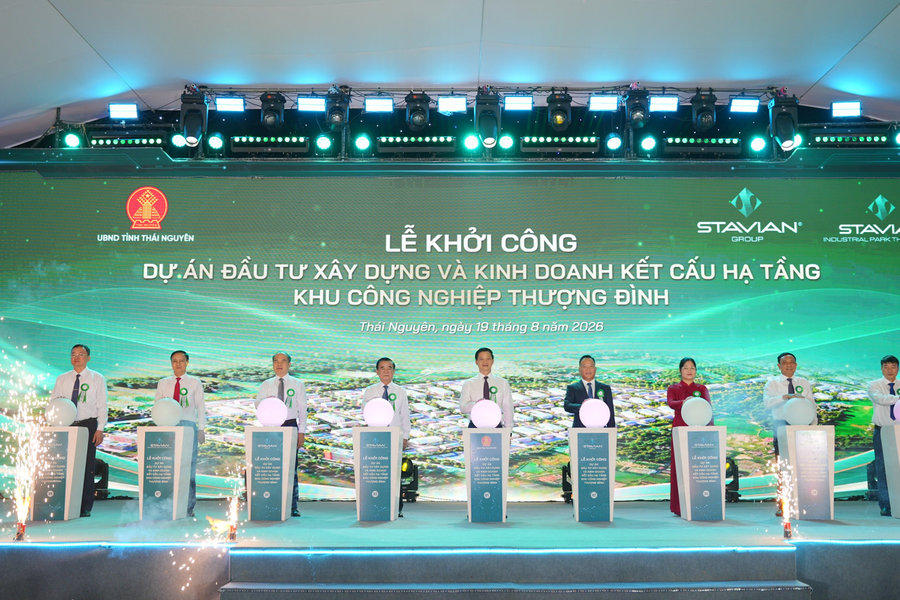 Khởi công Khu công nghiệp Thượng Đình quy mô 128 ha tại Thái Nguyên