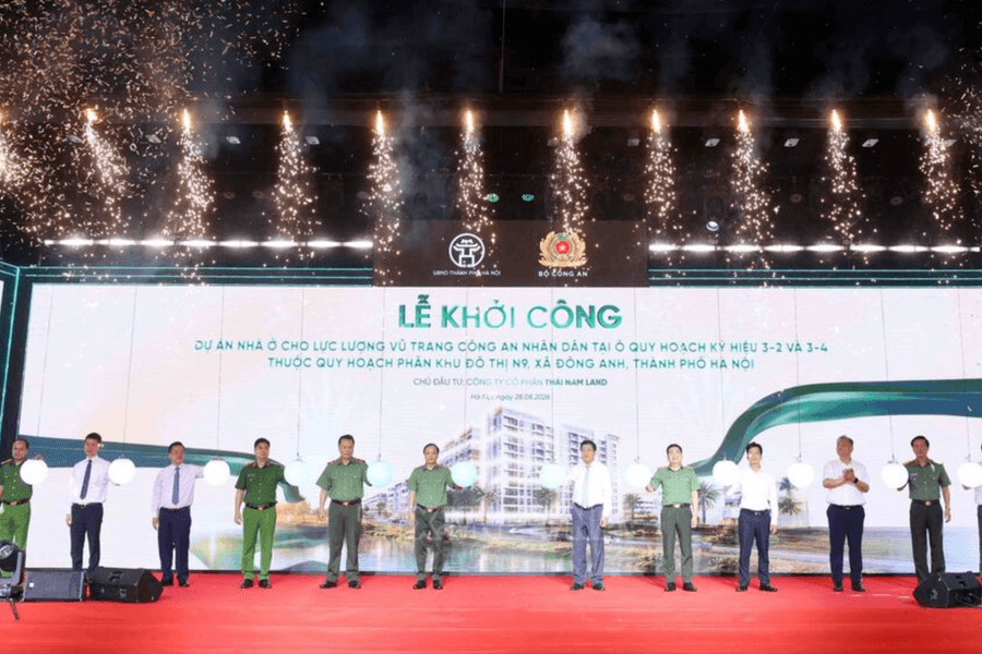 Khởi công dự án nhà ở cho lực lượng vũ trang Công an nhân dân tại Đông Anh