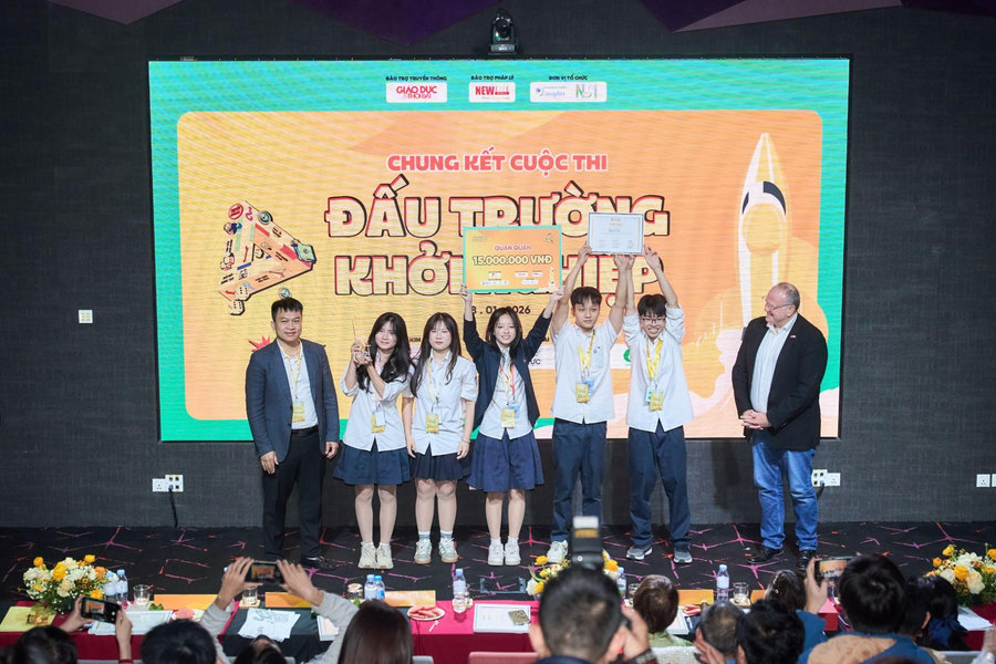 “Đấu Trường Khởi Nghiệp” 2026: Khuyến khích học sinh kiến tạo giá trị từ nguồn lực sẵn có