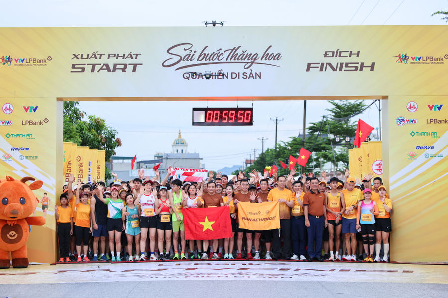 Giải marathon quốc tế VTV LPBANK 2026: Gần 4.000 vận động viên chinh phục cung đường di sản Vân Long