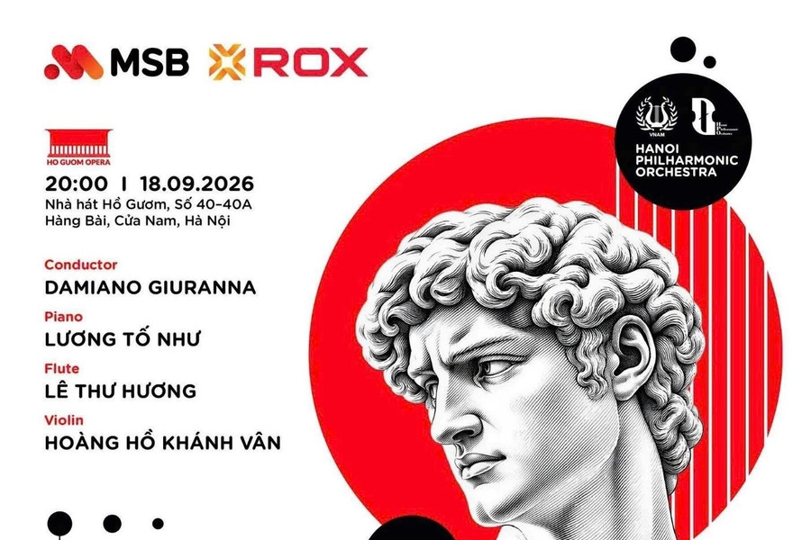 Nhạc trưởng Italy Damiano Giuranna dẫn dắt đêm nhạc Bach, Bruch, Tchaikovsky