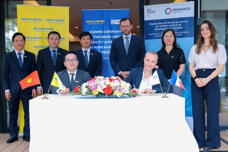 Nam A Bank nhận 30 triệu USD từ Proparco thúc đẩy tài chính xanh