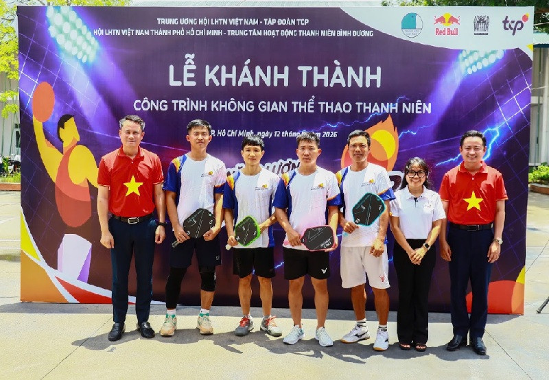 Khánh thành công trình dự án " Không gian Thể thao Thanh niên - Tiếp năng lượng, bừng sức trẻ"