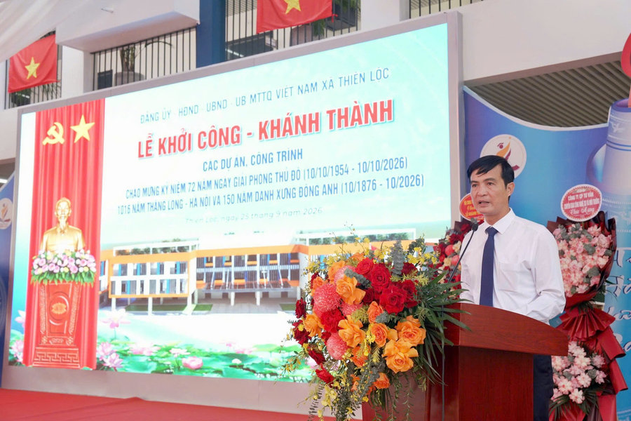 Xã Thiên Lộc: Hoàn thiện hạ tầng, mở rộng không gian phát triển